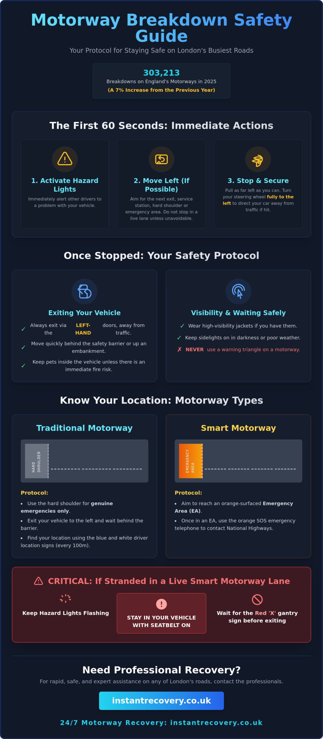 What to Do If Your Car Breaks Down on a London Motorway: A 2026 Safety Checklist