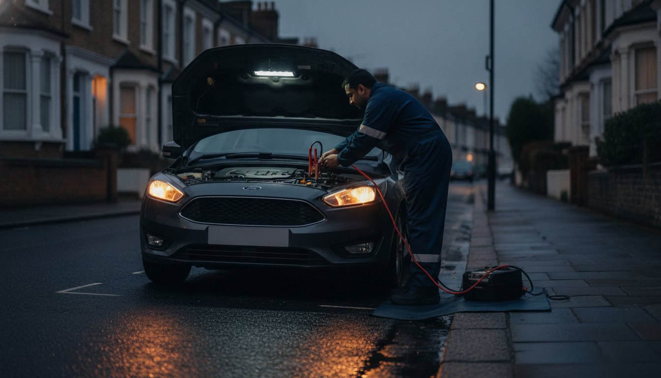 24/7 Jump Start Service in East Ham: Fast Roadside Battery Recovery E6