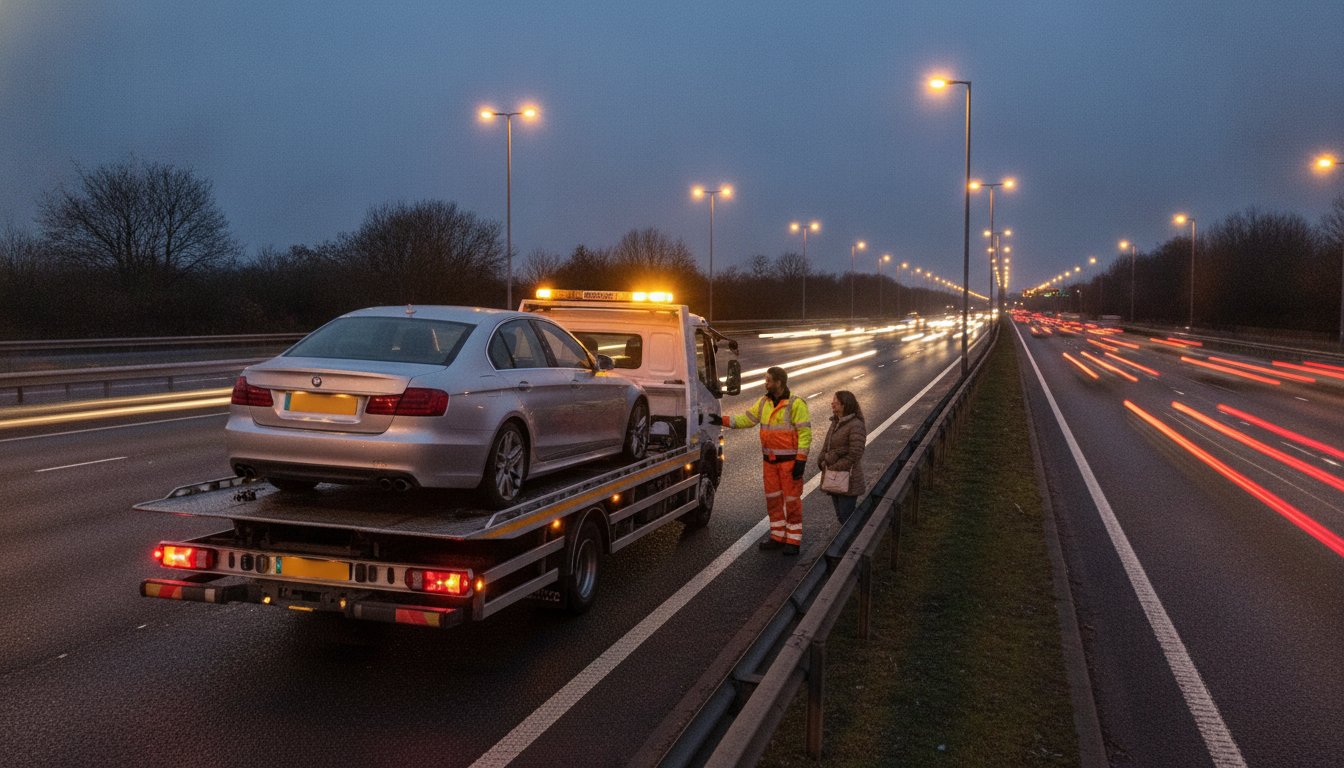 Fast Car Recovery in North London | Reliable 24/7 Service